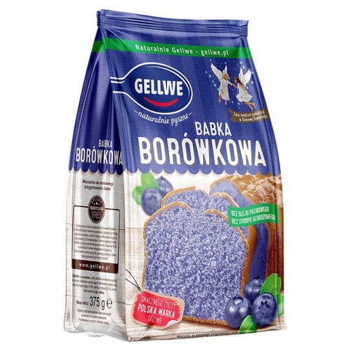Babka o smaku borówkowym Gellwe 375 g