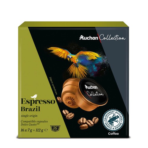 Kawa Espresso Brazil  Auchan 16 kapsułek