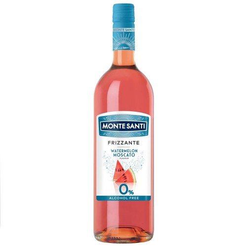 Wino bezalkoholowe musujące Frizante Watermelon alk. do 0,5% obj. Monte Santi 750 ml