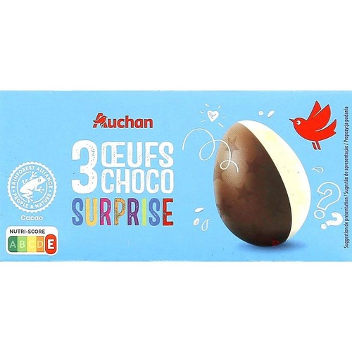 Jajko niespodzianka Auchan 3 x 20 g