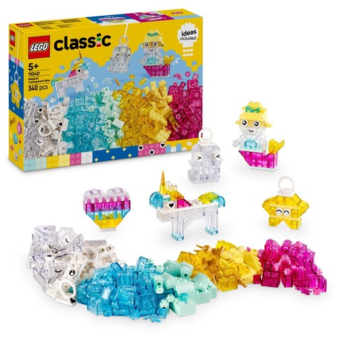 Classic Magiczny zestaw z przezroczystymi klockami 11040 LEGO 1 sztuka