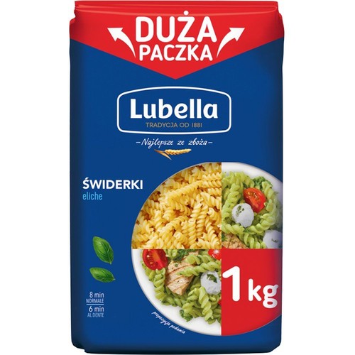 Makaron świderki Lubella 1 kg
