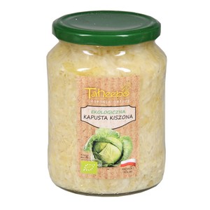 BIO Ekologiczna kapusta kiszona. Pasteryzowana Taheebo 700 g