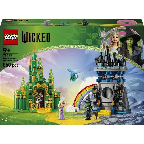 Zabawka konstrukcyjna Wicked Emerald City i Kiamo Ko Castle 75689 LEGO 1 sztuka