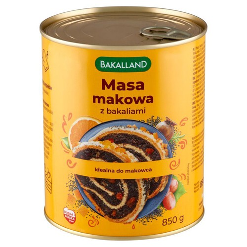 Masa makowa z bakaliami Bakalland 850 g