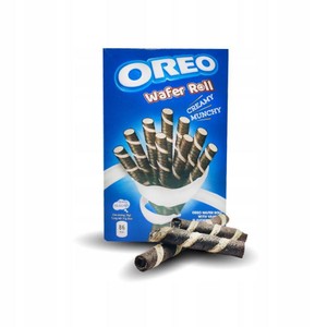 Rurki czekoladowe z kremem waniliowym Oreo 54 g