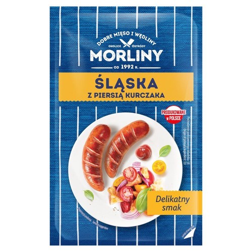 Kiełbasa Śląska z piersią kurczaka Morliny 450 g