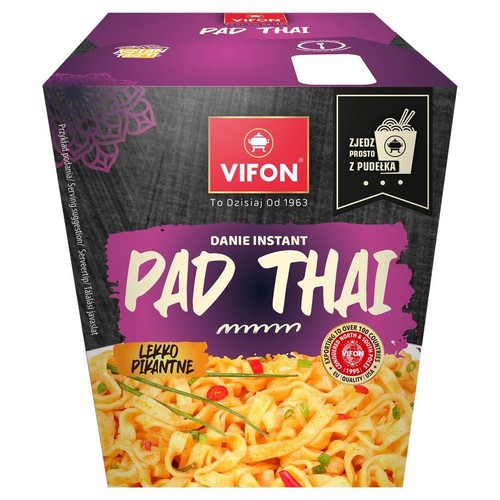 Pad Thai - danie błyskawiczne o smaku kurczaka lekko pikantne  Vifon 85 g