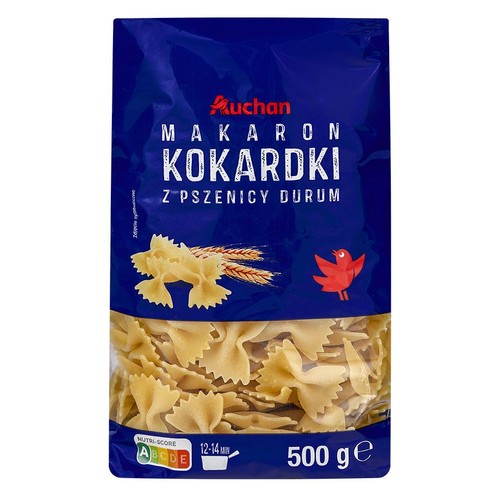Makaron kokardki z pszenicy durum Auchan 500 g 