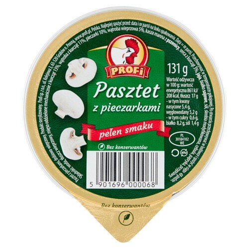 Pasztet z pieczarkami Profi 131 g