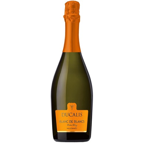 Wino włoskie musujące białe półwytrawne Glera Chadonnay alk. 11,5% obj.  Ducalis Veneto 750 ml