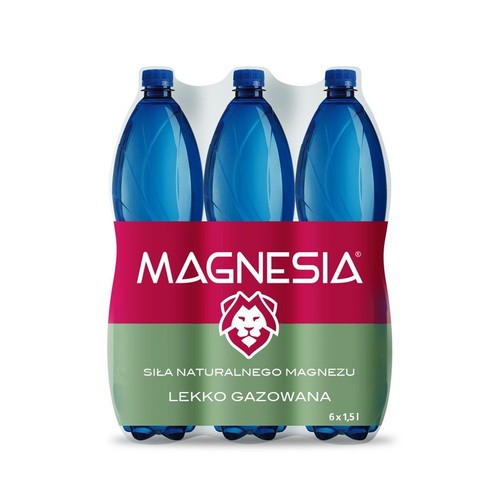 Woda mineralna lekko gazowana Magnesia 6 x 1,5 l