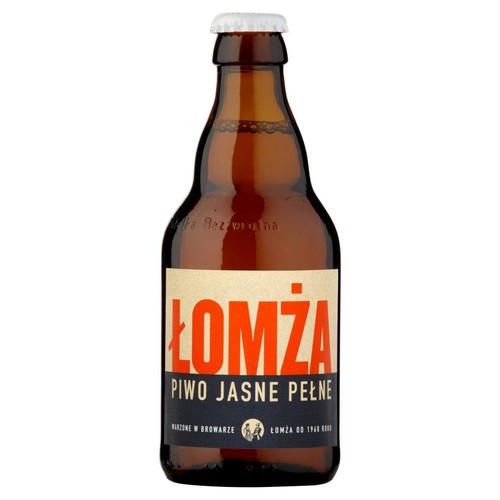Piwo jasne pełne alk. 6% obj. Łomża 330 ml
