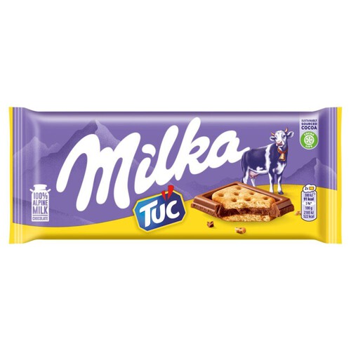 Czekolada mleczna z krakersami Tuc Milka 87 g