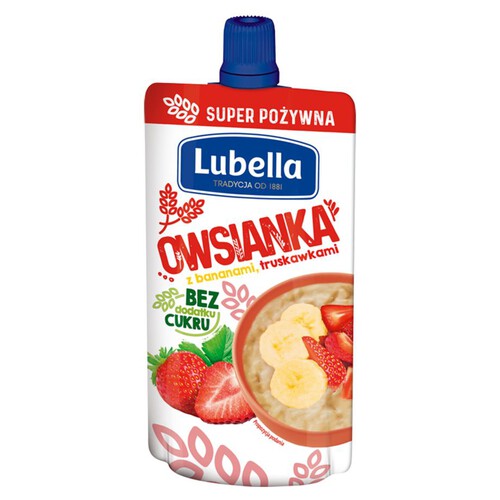 Owsianka z truskawkami i bananami Lubella 100 g