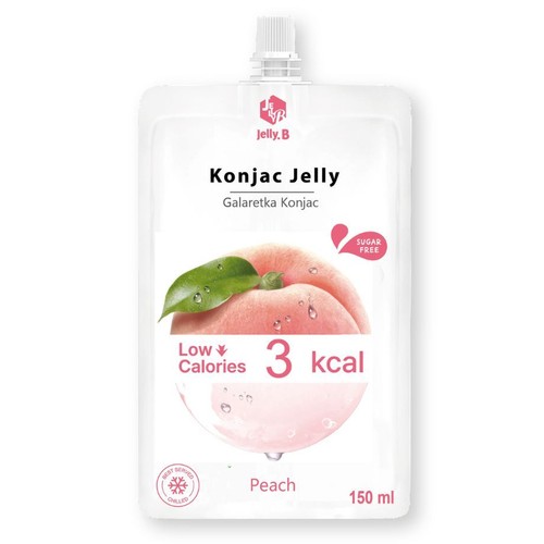 Galaretka Konjac o smaku brzoskwiniowym Jelly.B 150 ml