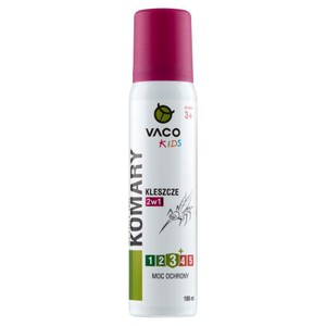 Kids Spray na komary i kleszcze 2w1 powyżej 3 roku Vaco 100 ml