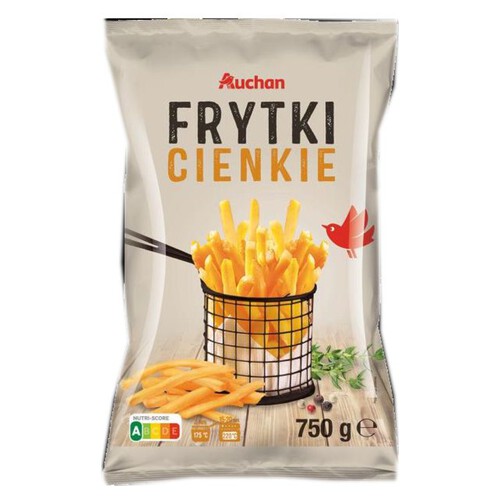 Frytki cienkie proste Auchan 750 g