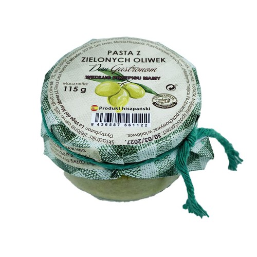 Pasta z zielonych oliwek Don Gastronom 115 g