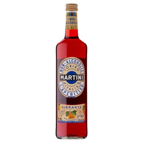 Martini Vibrante aperitif 0.5%   Bacardi 700 ml