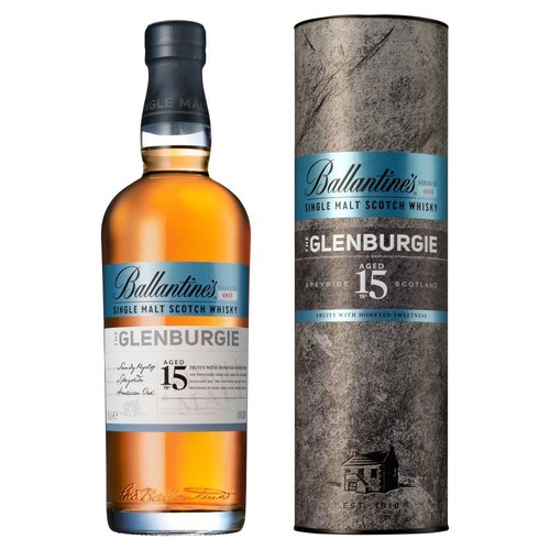 Whisky szkocka single malt Glenburgie 15YO alk. 40,0% obj. Ballentines 700 ml