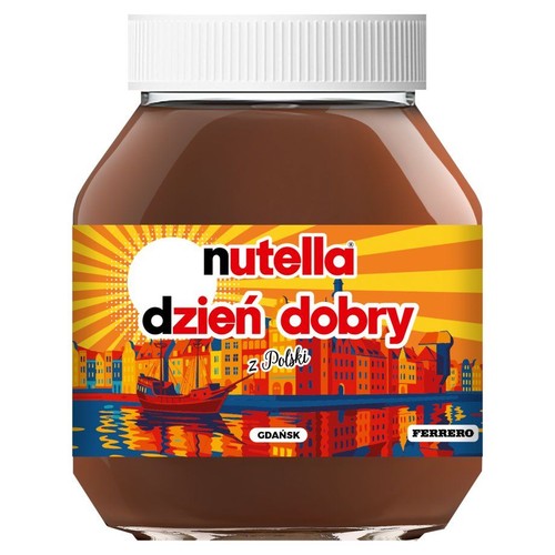 Krem do smarowania z orzechami laskowymi i kakao Nutella 600 g
