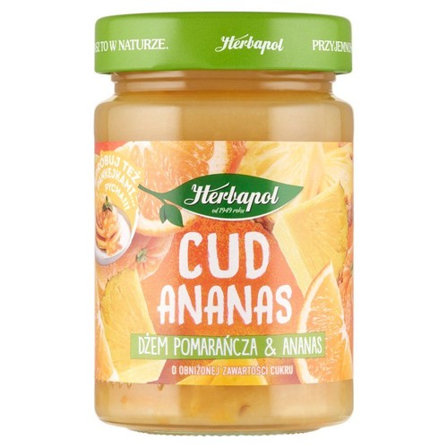 Dżem Cud ananas - pomarańcza & ananas Herbapol 280 g