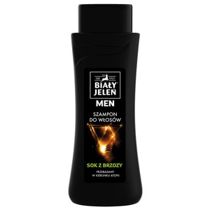 Men Szampon do włosów przeciwłupieżowy sok z brzozy Biały Jeleń 300 ml