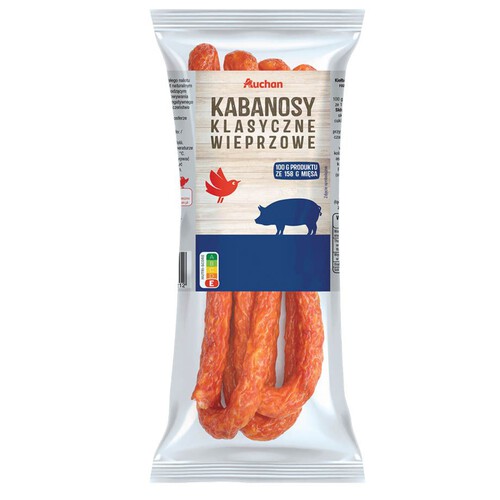 Kabanosy klasyczne wieprzowe Auchan 245 g