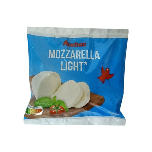 Mozzarella light Auchan 125 g 