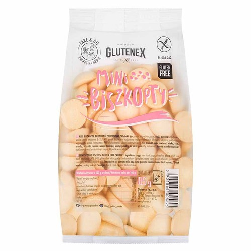 Mini Biszkopty bezglutenowe Glutenex 85 g