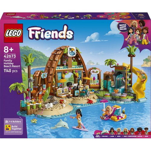 Zestaw Friends Rodzinne wakacje na plaży 42673 LEGO 1 sztuka