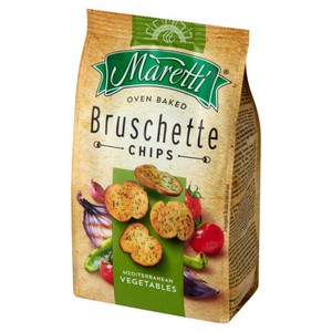Bruschette Pieczone krążki chlebowe mix warzyw Maretti 70 g