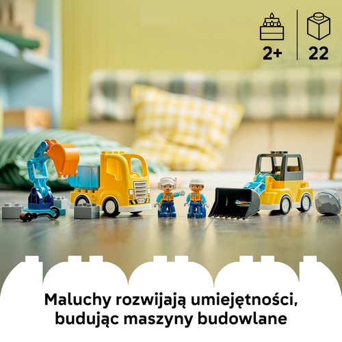 DUPLO® Moje miasteczko Maszyny budowlane 3 w 1 10475 LEGO 1 sztuka