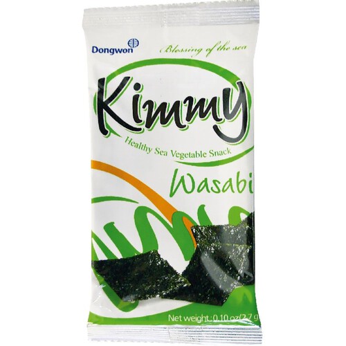 Przekąska z alg nori o smaku wasabi Dongwon 2,7 g