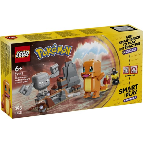 Pokémon SMART Play: Charmander i Geodude - starcie w jaskini 72157 LEGO 1 sztuka