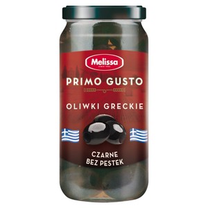 Czarne utlenione drylowane oliwki w zalewie Primo Gusto 250 ml