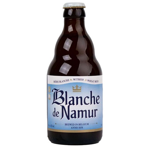 Piwo belgijskie pszeniczne Blanche de Namur alk. 4,5% obj. Du Bocq 330 ml
