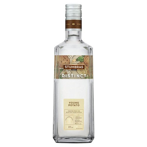Wódka czysta Distinct z młodych ziemniaków alk. 40,0% obj. Stumbras 500 ml