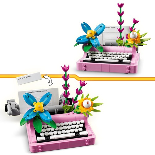 Creator 3 w 1 Maszyna do pisania z kwiatami 31169 LEGO 1 sztuka