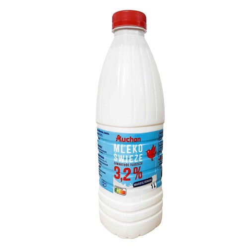 Mleko świeże 3.2% Auchan 1 l