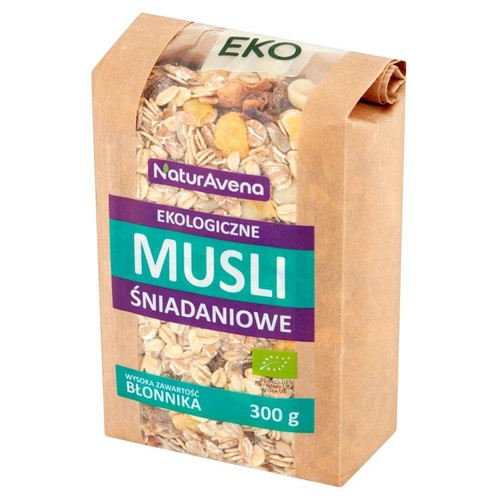BIO Ekologiczne musli śniadaniowe NaturaVena 300 g