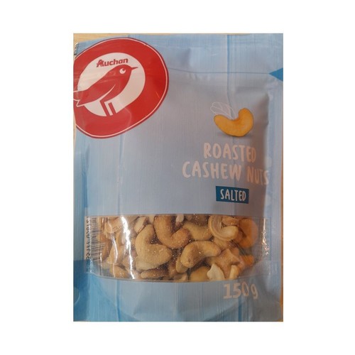 Orzechy nerkowca prażone, solone Auchan 150 g