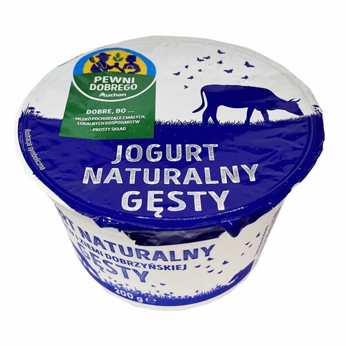 Jogurt naturalny gęsty Pewni Dobrego 200 g