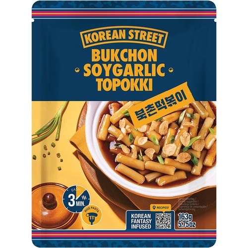 Topokki - sos sojowy & czosnek  Korean Street 163 g