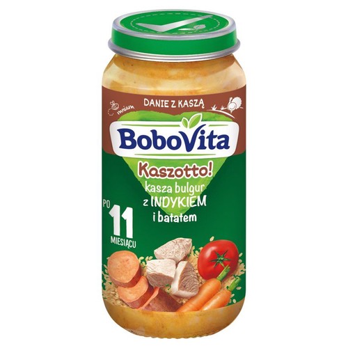 Kaszotto! z indykiem i batatem po 11 miesiącu BoboVita 250 g