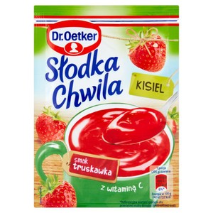 Słodka chwila kisiel o smaku truskawkowym Dr.Oetker 30 g