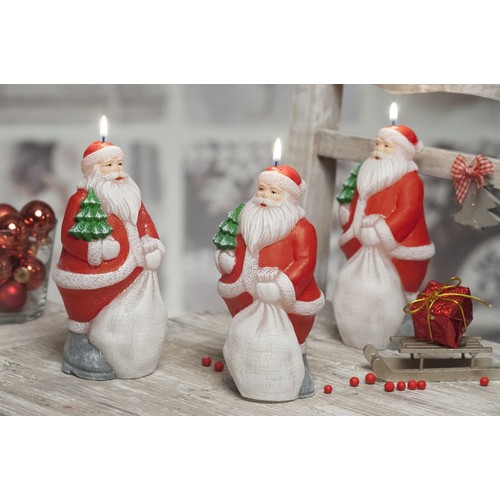 Świeca Mikołaj Figurka 18 ccm Bartek Candles 1 sztuka