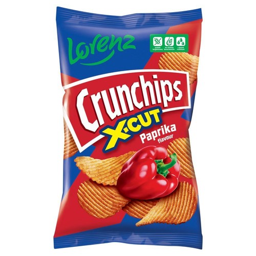 Chipsy X-Cut papryka Crunchips 130 g