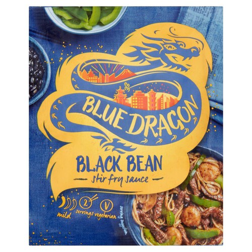 Sos stir fry z czarną soją i fasolą Blue Dragon 360 g